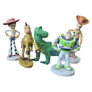 Toy Story Figure Lot Buzz Lightyear Woody Jessie Rex Bullseye Disney Pixar